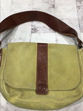 Ellington genuine suede leather bag